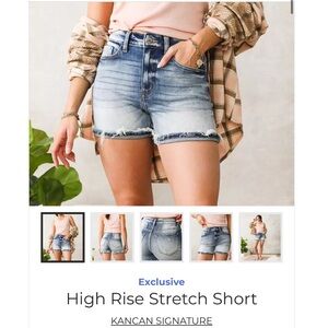 KanCan signature high rise shorts